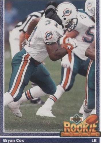 1991 Upper Deck Bryan Cox #607