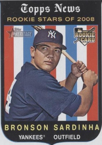 2008 Topps Heritage - Bronson Sardinha #140