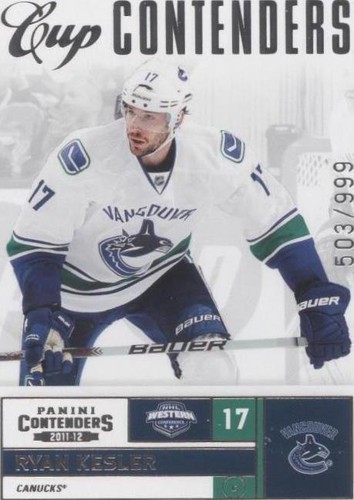 2011-12 Panini Playoff Contenders - Ryan Kesler #143