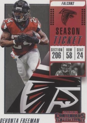 2018 Panini Contenders Devonta Freeman #95