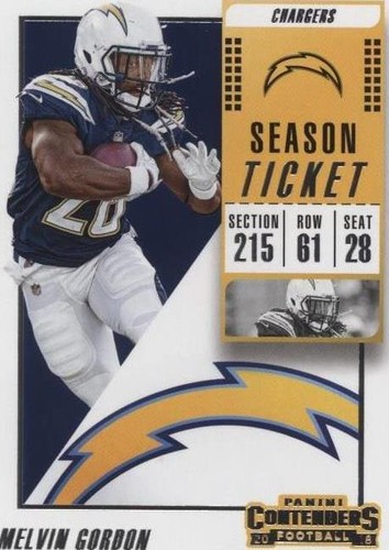 2018 Panini Contenders Melvin Gordon #49