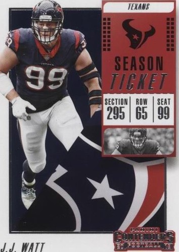 2018 Panini Contenders J.J. Watt #61