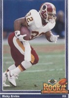 1991 Upper Deck Ricky Ervins #640