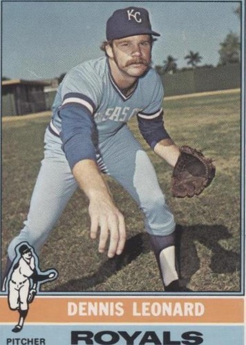 1976 O-Pee-Chee - Dennis Leonard #334