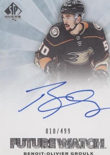 2021-22 SP Authentic - Benoit-Olivier Groulx #RFWA-BG