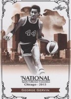 2013 Leaf National Convention - George Gervin #N-GG1