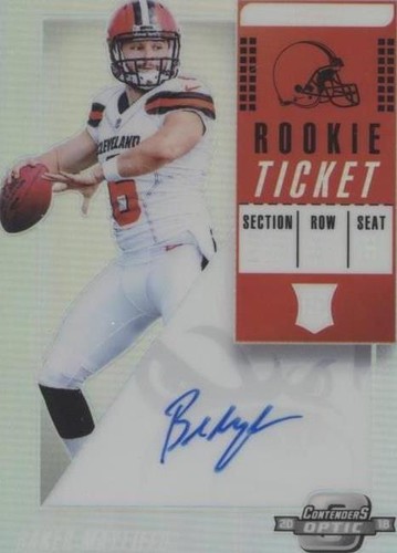 スポーツ選手 NFL CONTENDERS 18RC AUTO Baker Mayfield NFL CONTENDERS 18RC AUTO Baker Mayfield