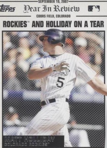2008 Topps - Matt Holliday #YR169