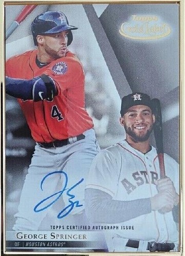 2018 Topps Gold Label - George Springer #FA-EP