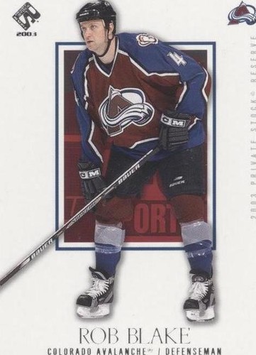2002-03 Pacific Private Stock Reserve - Rob Blake #23