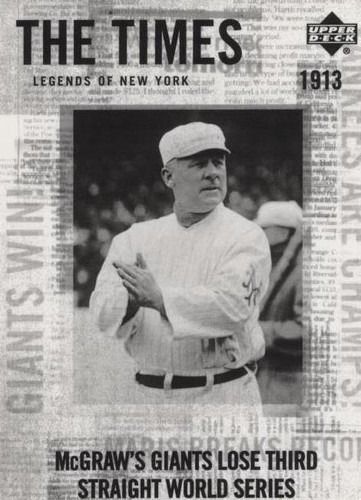 2001 Upper Deck Legends of New York - John McGraw #165