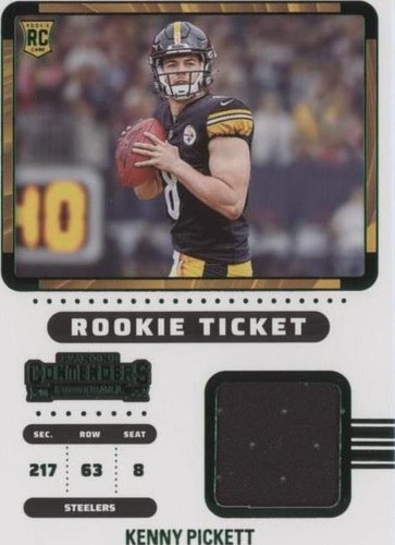 2022 Panini Contenders Kenny Pickett #RTS-KPI