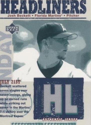 2004 Upper Deck - Josh Beckett #HL-JB