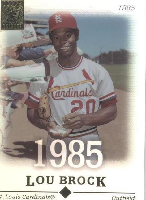2004 Topps Tribute Hall of Fame - Lou Brock #71