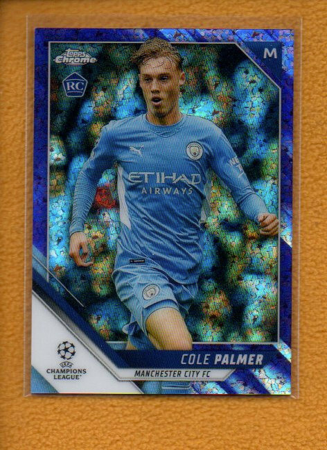 topps 2022 Cole Palmer  サイン ルーキー RC 2021-22 Topps UCL Rookie RC Cole Palmer #80 Starball Foil