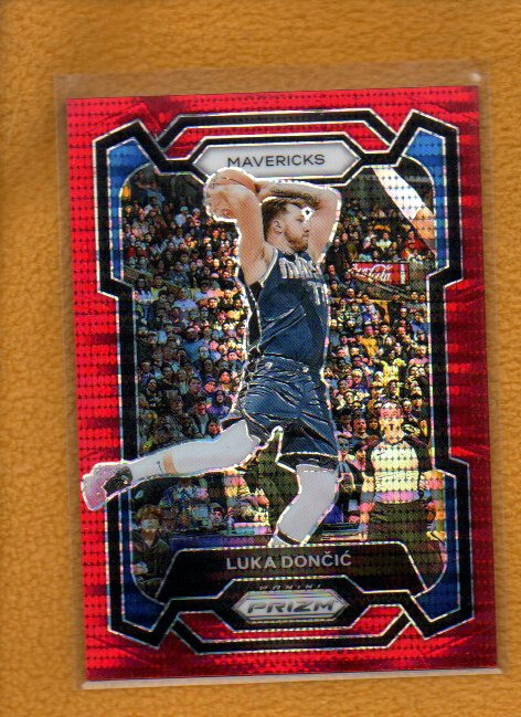 2023-24 Panini Prizm Luka Doncic Red Prizm /299 Mavericks