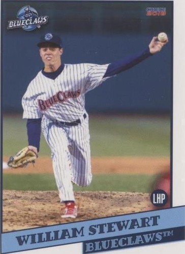 2018 Choice Lakewood Blueclaws - Will Stewart #27