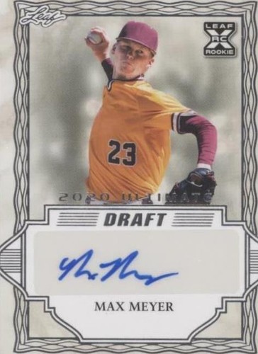 2020 Leaf Ultimate Draft - Max Meyer #BA-MM1