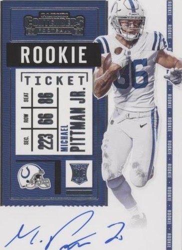 2020 Panini Contenders Michael Pittman Jr. #114