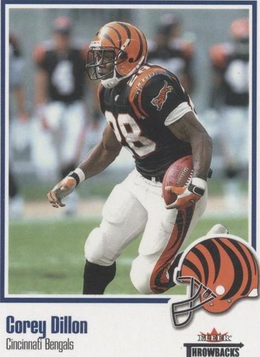2002 Fleer Throwbacks Corey Dillon #88
