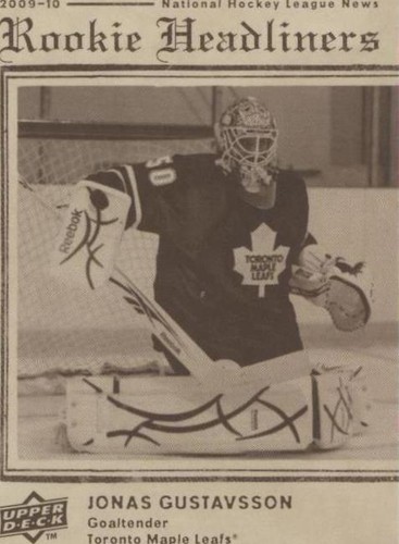 2009-10 Upper Deck - Jonas Gustavsson #RH30
