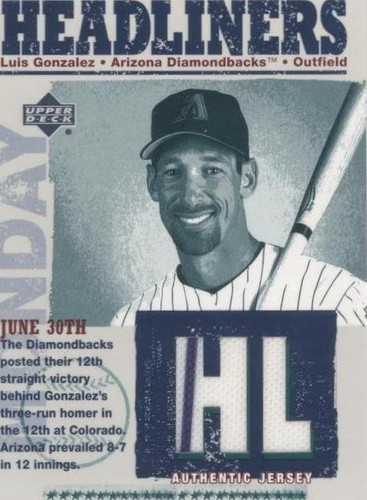 2004 Upper Deck - Luis Gonzalez #HL-LG