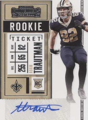 2020 Panini Contenders Adam Trautman #184