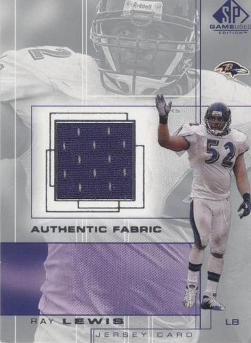 2001 SP Game Used Edition Ray Lewis #RL