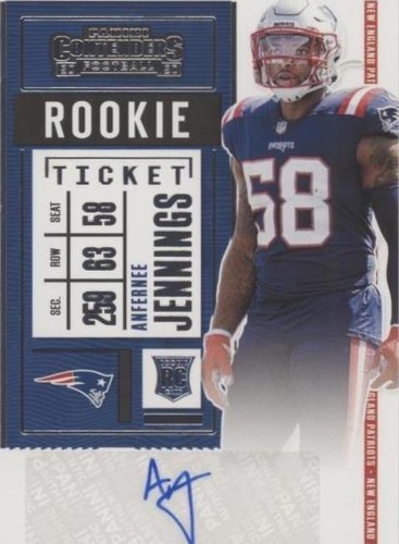 2020 Panini Contenders Anfernee Jennings #189