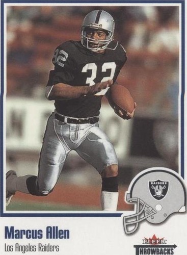 2002 Fleer Throwbacks Marcus Allen #17