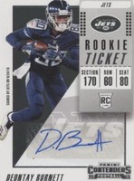 2018 Panini Contenders Deontay Burnett #299