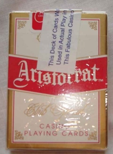 RIO CASINO LAS VEGAS ARISTOCRAT PLAYING CARDS CASINO USED & SEALED