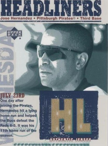 2004 Upper Deck - Jose Hernandez #HL-JH