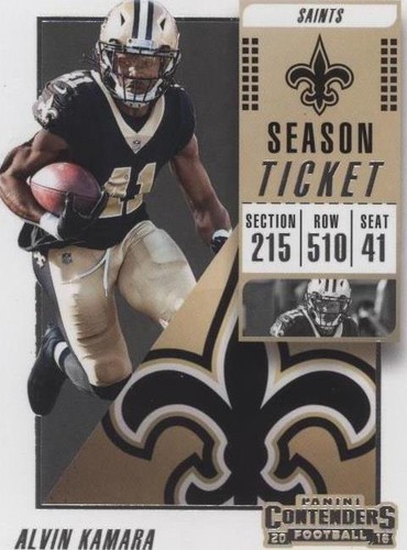 2018 Panini Contenders Alvin Kamara #35