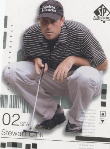 2002 SP Authentic - Stewart Cink #39SPA