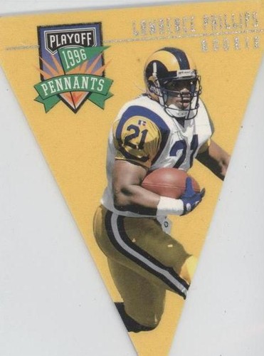 1996 Playoff Pennants Lawrence Phillips #25