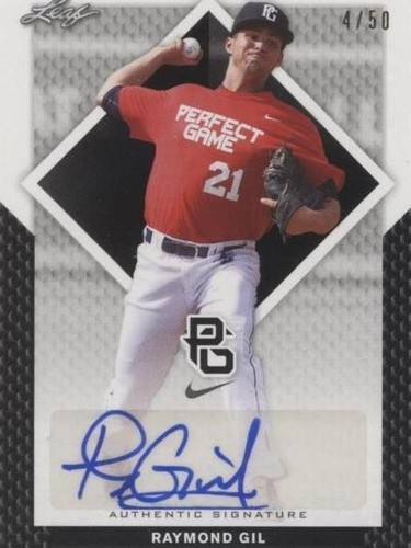 2016 Leaf Perfect Game National Showcase - Raymond Gil #BA-107