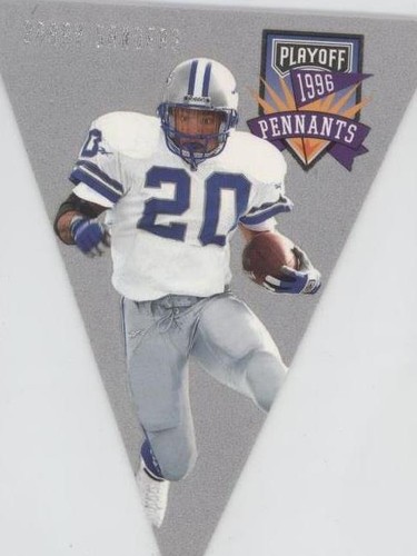 1996 Playoff Pennants Barry Sanders #20