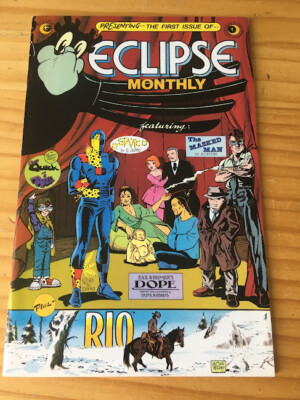 ECLIPSE MONTHLY # 1 FINE/VF STATIC BY STEVE DITKO 1983