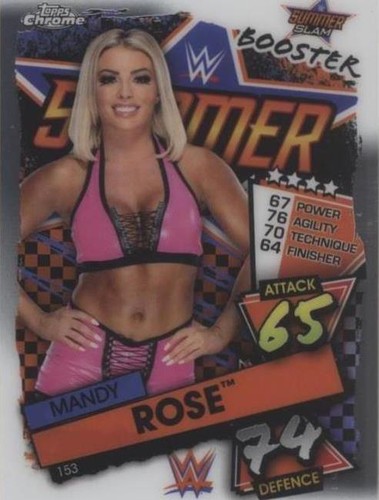 2021 Topps Chrome WWE Slam Attax - Mandy Rose #153