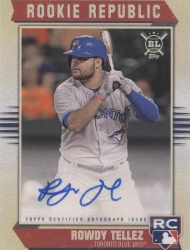 2019 Topps Big League - Rowdy Tellez #RRA-RT