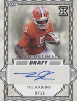2020 Leaf Ultimate Draft Tee Higgins #BA-TH1