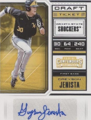 2018 Panini Contenders Draft Picks - Greyson Jenista #65