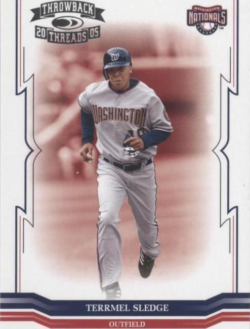 2005 Donruss Throwback Threads - Terrmel Sledge #215