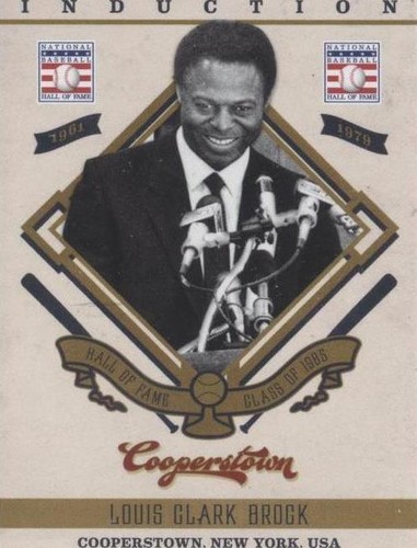 2012 Panini Cooperstown - Lou Brock #20