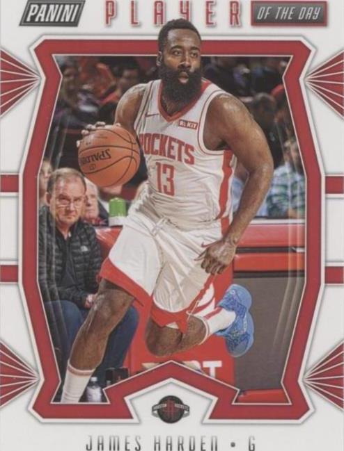 2019-20 Panini Player of the Day - James Harden #8