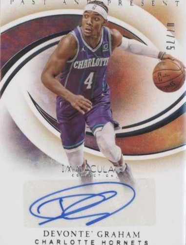 2019-20 Panini Immaculate Collection - Devonte' Graham #PP-DGR