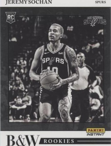 2022-23 Panini Instant - Jeremy Sochan #BW-9
