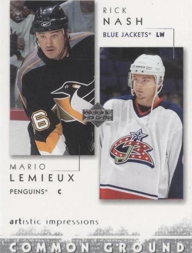 2002-03 Upper Deck Artistic Impressions - Mario Lemieux Rick Nash #CG6