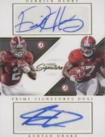 2016 Panini Prime Signatures Derrick Henry Kenyan Drake #SD-HD